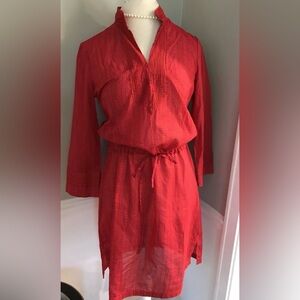 Tori Burch size 8 swimsuit coverup